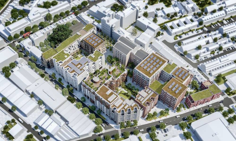 Site plan London Square Bermondsey#